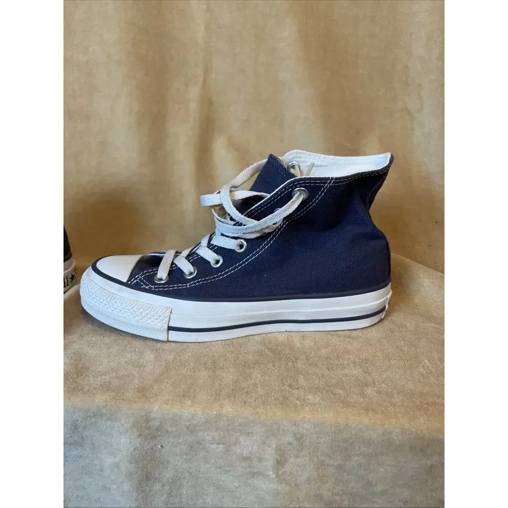 Converse Chuck Taylor Allstar Hi Top Sneaker Navy (M4/W6) Cork Logo Japanese - Picture 5 of 10
